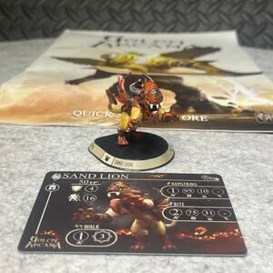 Golem Arcana Base Game Replacement Pieces Sand Lion TDI Base With Card